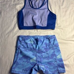 Korsa Activewear Gym Set Blue